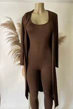 Load image into Gallery viewer, Mocha Jump Suit Set
