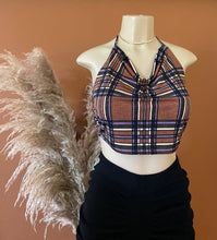 Load image into Gallery viewer, Checkered Halter Top
